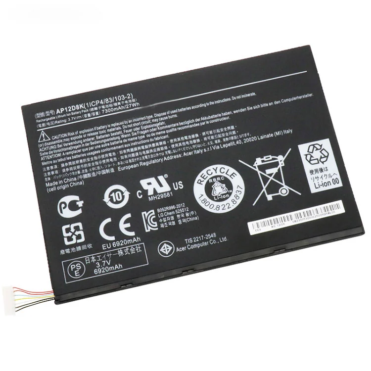 Bateria Tablet Acer AP12D8K