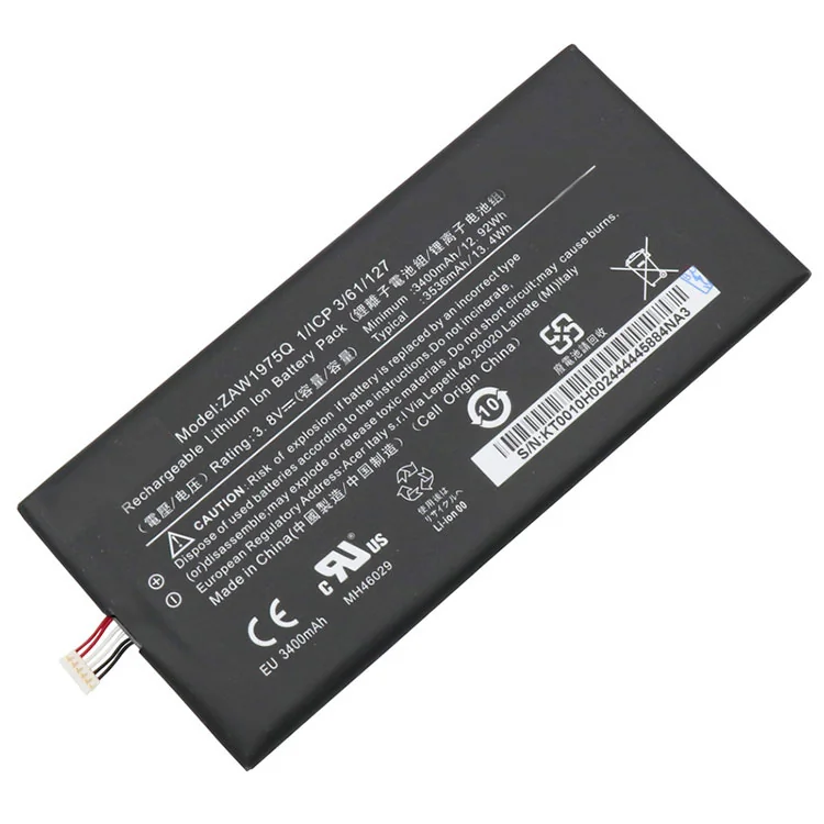 Bateria Tablet Acer ZAW1975Q