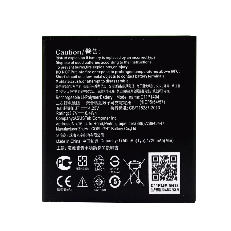 Bateria Celular Asus C11P1404