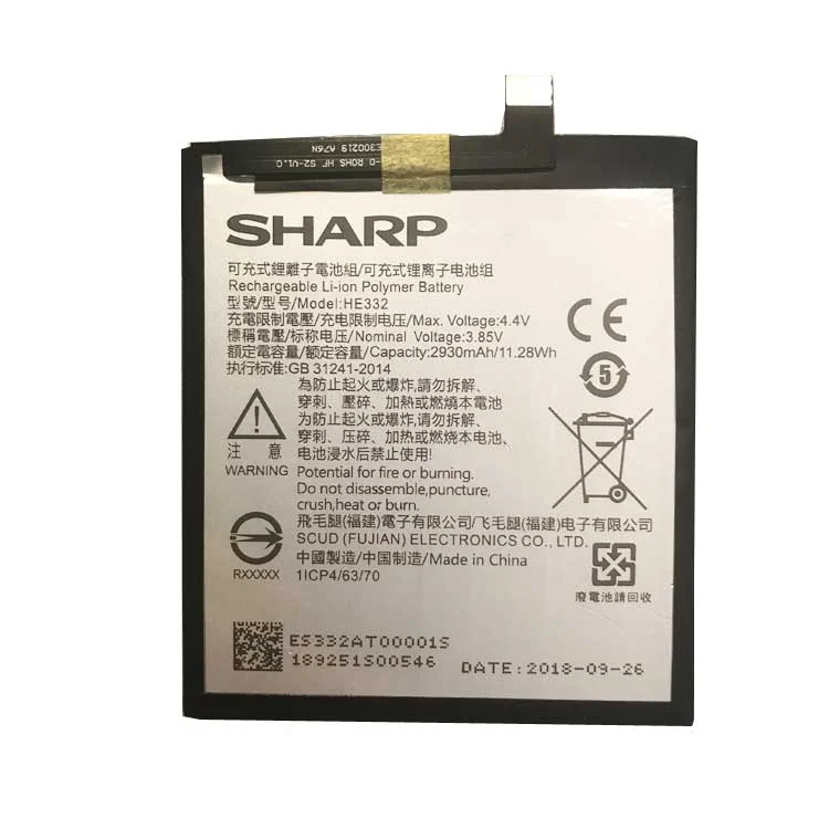 Bateria Celular Sharp HE332